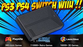 🔎 Sistema RETRO TRIPLE 5Tb HDD USB con LaunchBox RetroBat y PlayNite Emula SWITCH PS4 PS3 PS2 WiiU [upl. by Eleets]