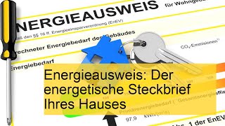 Energieausweis Die wichtigsten Infos [upl. by Duval]