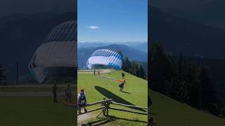 Paragliding launch in Werfenweng paragliding parapente [upl. by Taddeo867]