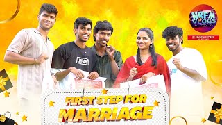 Shopping with NRFM TEAM ❤️ First step for Marriage 😂 revathi store shopping gold vlog [upl. by Gelhar]