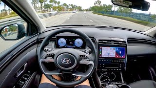 The New 2022 Hyundai TUCSON Limited POV Test Drive [upl. by Collum]