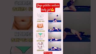 Yoga pilates reduce belly fat💪shorts reducebellyfat homeworkout fitnessroutine [upl. by Oidgime109]