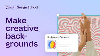 How to make Creative Backgrounds  Photo Editing on the Canva App [upl. by Airaet537]