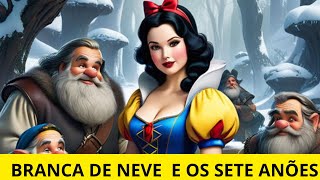 HISTÓRIA INFANTIL BRANCA DE NEVE E A AMIZADE MÁGICA DOS SETE ANÕES [upl. by Clair]