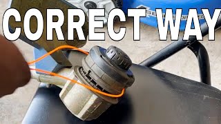 How To Restring Your Kobalt 80v Weed Eater The Correct And Easiest Way [upl. by Myke924]