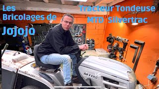 Remise en état Tracteur Tondeuse MTD Silvertrac [upl. by Eyla]