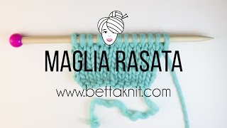 Come fare la Maglia Rasata [upl. by Markman50]