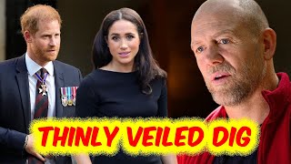 Mike Tindall takes thinlyveiled dig at Prince Harrys wife Meghan Markle [upl. by Sabas864]