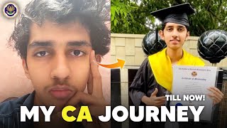 From CA Foundation to CA Finals 🏆  My Motivational CA Journey till now 🔥  Shubham Gupta [upl. by Lemra]