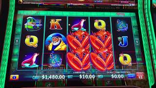 Lobster Bay slot machine … 50 dollar max bet … big jackpot…  Bank Zoom… [upl. by Latsyrc]