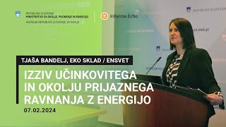 3 Poznavanje in mnenja o svetovalni mreži ENSVET Tjaša Bandelj Eko sklad [upl. by Ecinej384]