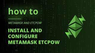 ETCMC  how to  Install and configure MetaMask [upl. by Adnamaa656]