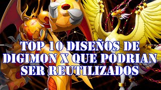 top 10 diseños de Digimon X que podrían ser reutilizados digimon digimonadventure [upl. by Dygal]