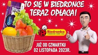 BIEDRONKA  Nowa Oferta od Czwartku 02112023  To się w Biedronce Teraz Opłaca [upl. by Latreece520]