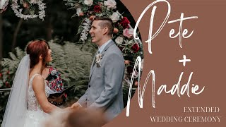 When PETE saw MADDIE  Extended Wedding Ceremony Edition  VIRAL FIRST LOOK [upl. by Hanikahs620]