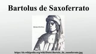 Bartolus de Saxoferrato [upl. by Dric213]