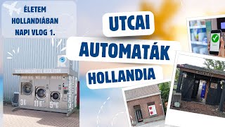 Utcai mosoda önkiszolgáló fagylaltozó hús automata és becsületkasszák [upl. by Hadnama255]