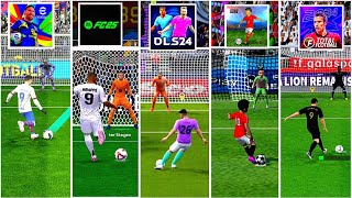 eFOOTBALL 25 MOBILE vs FC MOBILE 25 vs FOOTBALL LEAGUE vs TOTAL FOOTBALL vs DLS  PENALTY [upl. by Ettennor715]