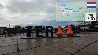 Autumn cycling tour Terneuzen to Vogelwaarde in Zeeland Flanders Netherlands [upl. by Eelek]