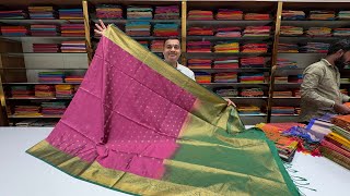 Bangalore Malleshwaram Beautiful Kanjivaram Sarees amp Pure Mysore Silk Sarees with Free Shipping [upl. by Giraldo]