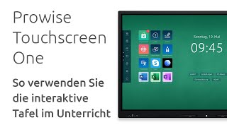 Prowise Touchscreen One  So verwenden Sie die interaktive Tafel im Unterricht [upl. by Asinla]