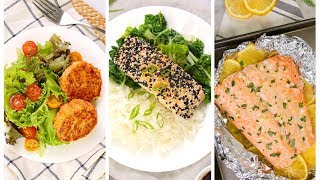 20 Minute Salmon Recipes  Healthy  Simple Dinner Ideas [upl. by Iaka]