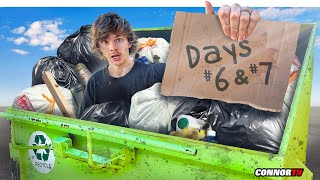 I Survived 7 Days Only Dumpster Diving Final Day [upl. by Kcirre]