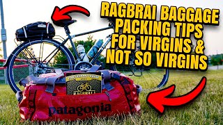 Packing for RAGBRAI 2023  RAGBRAI BAGGAGE PACKING TIPS [upl. by Oiredised]