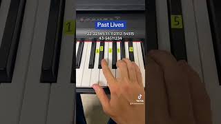 past lives sapientdreams Easy Piano Tutorial piano forbeginners [upl. by Eam]