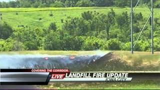 Iowa City Landfill Fire [upl. by Eirased797]