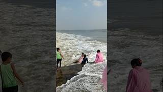 Digha SeaBeach ⛱️🏖️ Hightide Time viralshorts shorts beach [upl. by Naiviv]