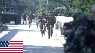 US Marines Conduct Urban Assault Exercises in Philippines [upl. by Laius]