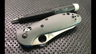 How to disassemble and maintain your Benchmade 5551 Pocketknife [upl. by Milissent706]