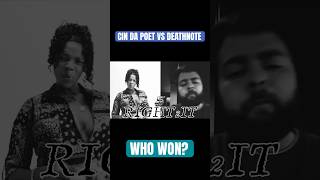 RAP BATTLE CIN DA POET VS DEATHNOTE SSRBRIGHT2IT [upl. by Lea562]