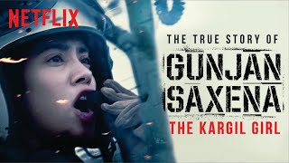 Gunjan Saxena Films Releasing On Netflix  Gunjan Saxena Full Movie  Janhvi Kapoor [upl. by Nodarb]