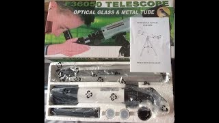 Unboxing Astronomical Telescope For Beginners F36050 [upl. by Hgieleak]