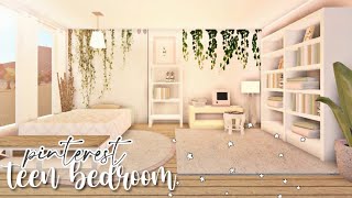 BLOXBURG Aesthetic Teen Bedroom NO GAMEPASS 6k only ♡ [upl. by Irtemed904]