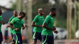 NIGERIA VS IVORY COAST AFCON FINAL SUPER EAGLES IN MAKE OR MAR TRAINING SESSION ZAIDU RETURNS [upl. by Varipapa]