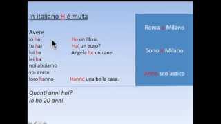 Verbo essere e verbo avere Italiano grammatica classe 2° [upl. by Ahsoik836]