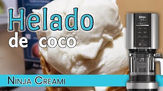 🔴 Helado de COCO en la Ninja CREAMi  Cremoso y Natural [upl. by Berthold]