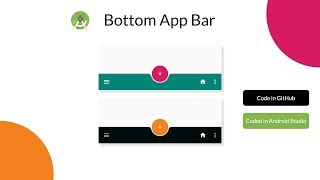 Bottom App Bar in Android Studio with Source Code [upl. by Lleynod]