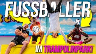 FUßBALLER LERNEN TRAMPOLIN TRICKS [upl. by Eolhc321]