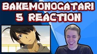 Bakemonogatari REACTION Episode 5  Mayoi Snail Part Three [upl. by Anaugal]