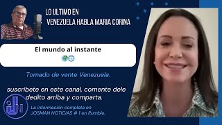 🚨EN VIVO LO ULTIMO EN VENEZUELA🔊 HABLA MARIA CORINA [upl. by Nagar]