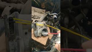 car throttle body cleaning technicalasif youtubeshorts ytshorts shortvideo trending [upl. by Nahsab262]