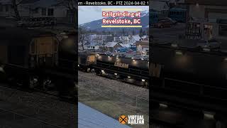 Railgrinding at Revelstoke shorts [upl. by Nylecsoj]