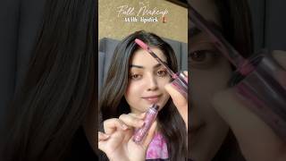 Full makeup with lipstick💄shortsyoutube [upl. by Eelrak]