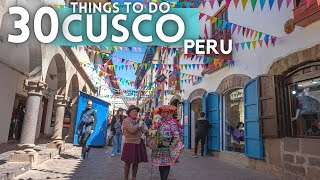 Best Things To Do in Cusco Peru 2024 4K [upl. by Jacinthe]