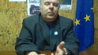 1 John Zammit Interview MEP Elections 2009  Part ONE of SEVEN [upl. by Bywaters]