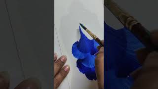 Painting tutorial for beginnersshortsviralshortsyoutubeflowerpainting art flowers painting [upl. by Avi]